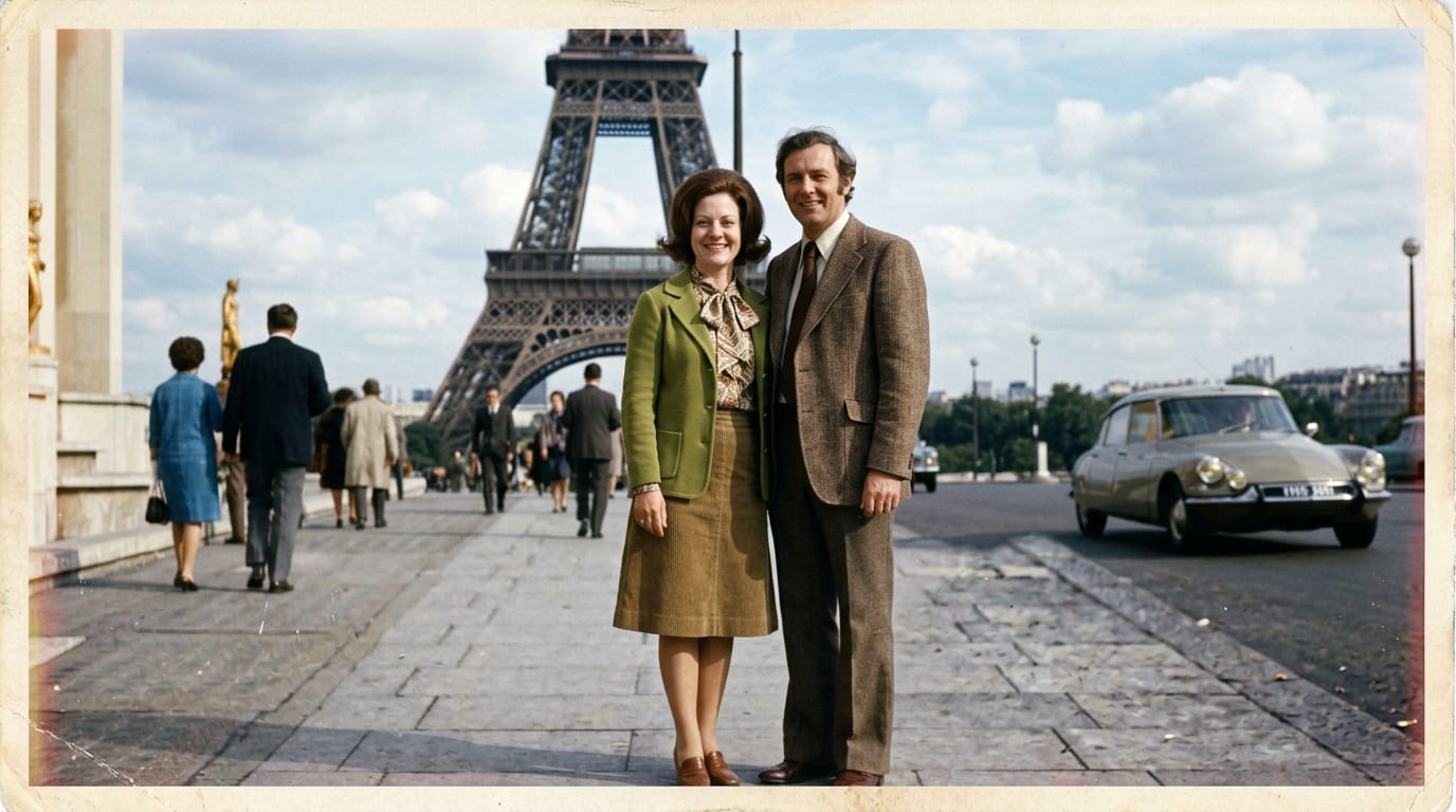 Walter and Dorothy, Paris, 1971